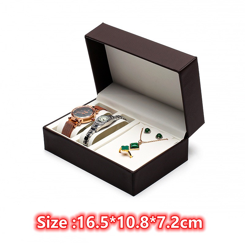 Body Jewelry Display - Fashion Double Pillow Watch Box Jewelry
