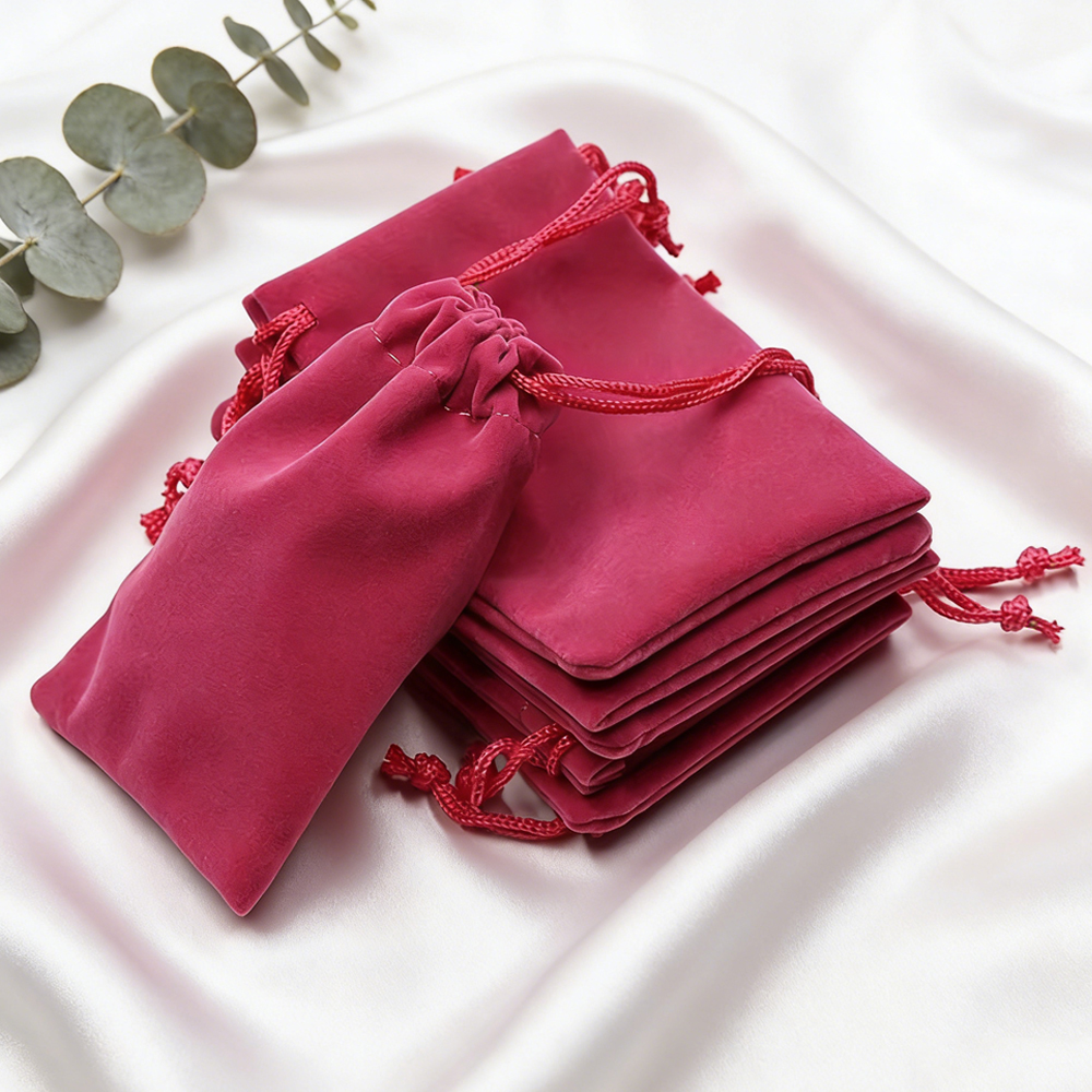 Body Jewelry Display - 100Pcs Jewelry Drawstring Velvet Bag Soft