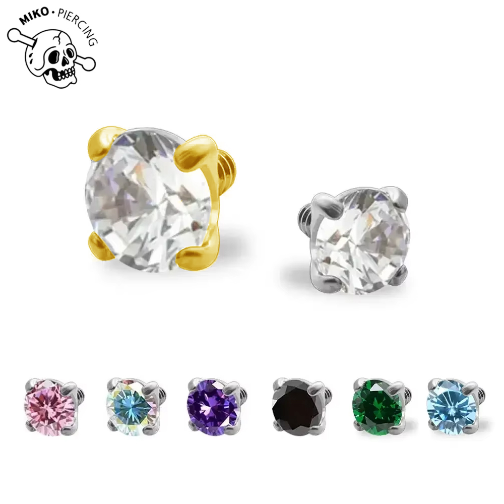 Body Jewelry Implant Grade - 10pcs G23 Implant Grade Titanium 16G