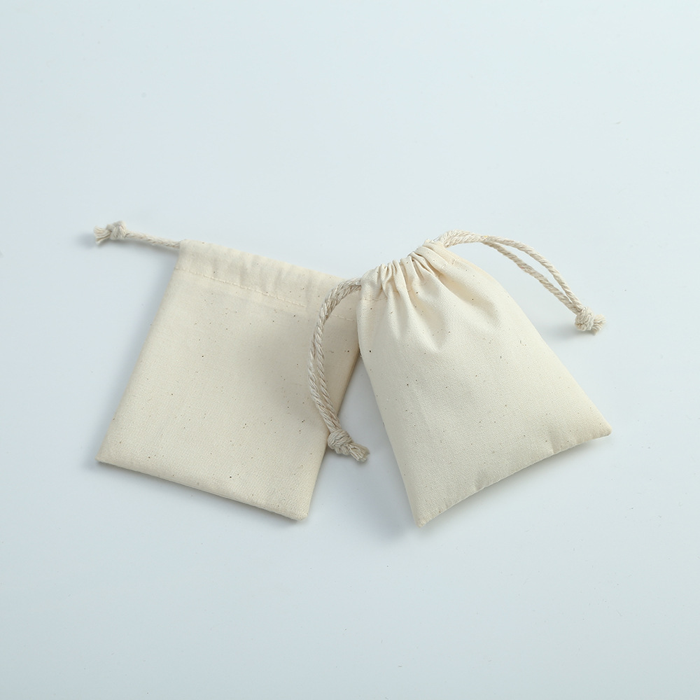 Body Jewelry Display - 10pcs 8x10cm Cotton Burlap Jewelry Organizer