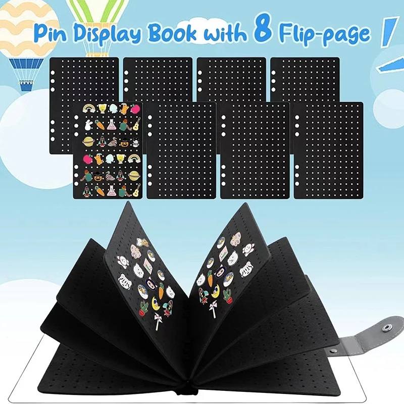 Body Jewelry Display Case - Felt Pin Brooch Display Storage Book