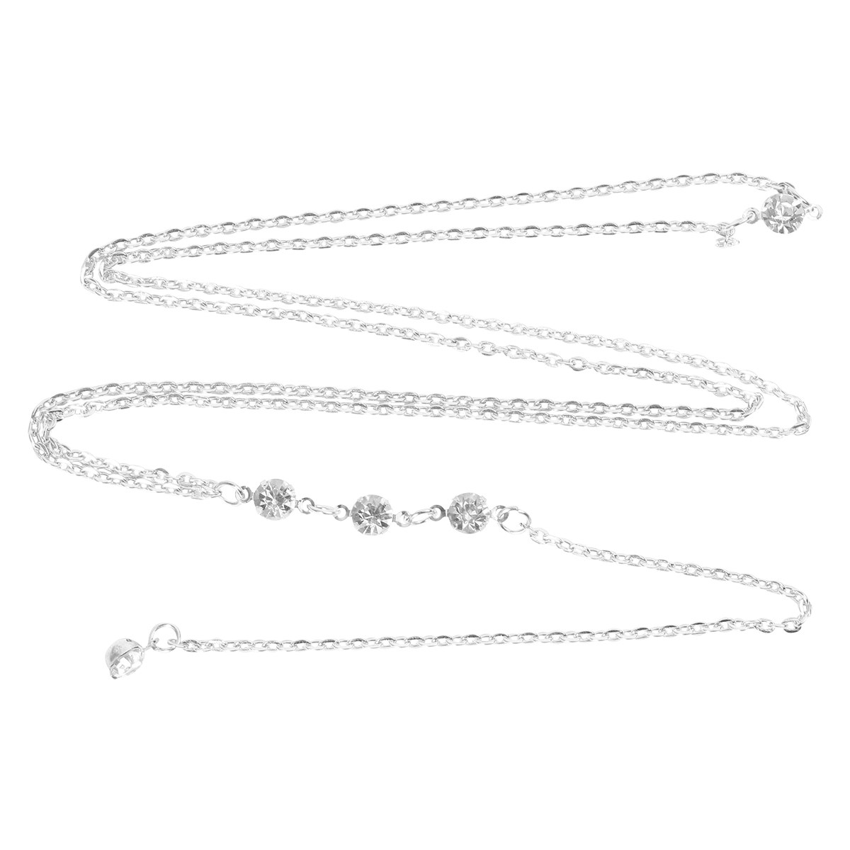 Body Jewelry And Piercing - Crystal Necklace Holiday Silver Girls Pendant