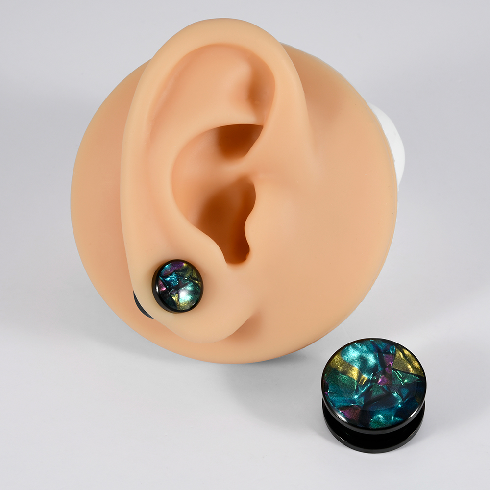 1PC Stainless Steel Mix Colors - مراجعة Body Jewelry Ear Plugs وسعره