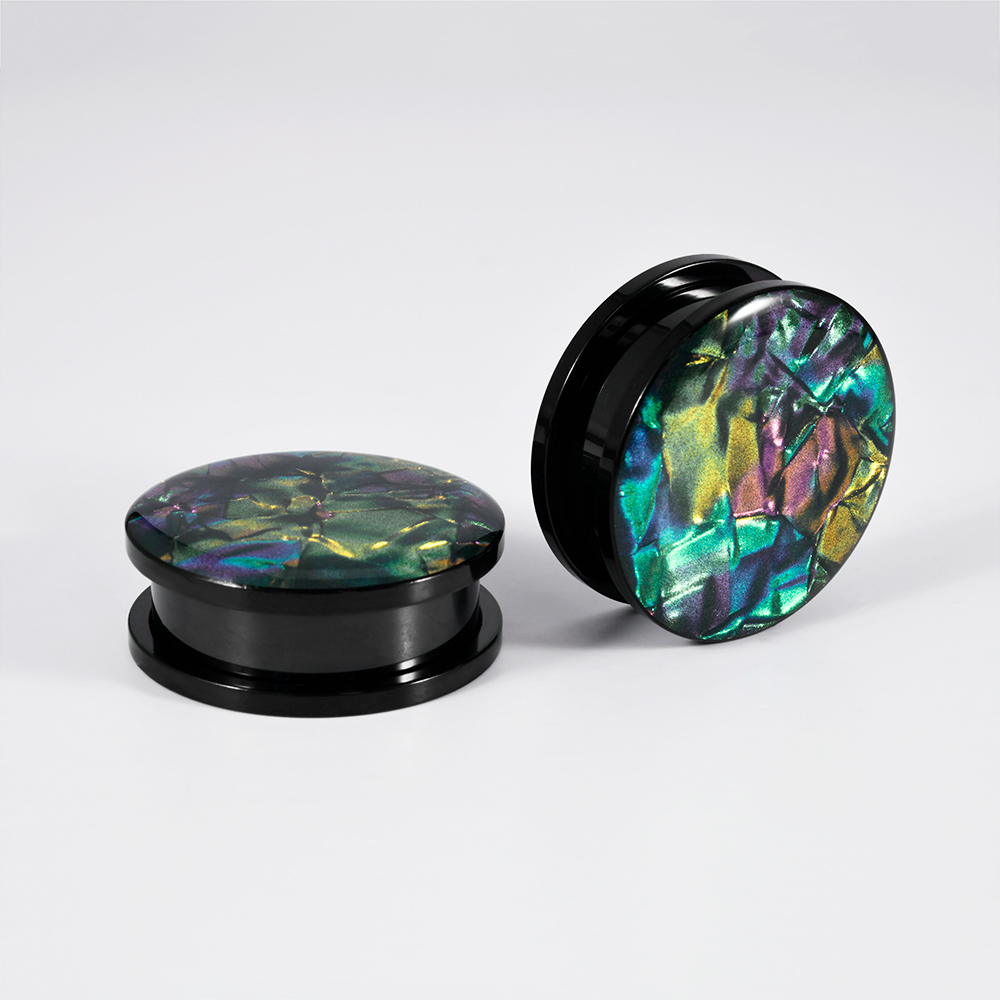 1PC Stainless Steel Mix Colors - مراجعة Body Jewelry Ear Plugs وسعره
