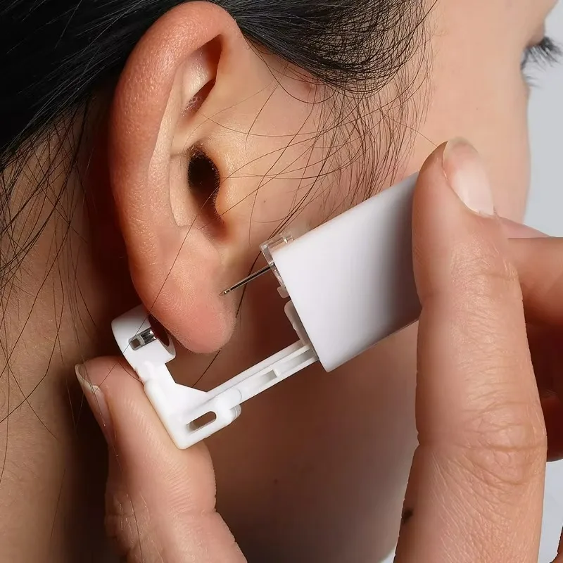 Safety Ear Piercing Gun Kit Wo - مراجعة Body Jewelry Lot وسعره