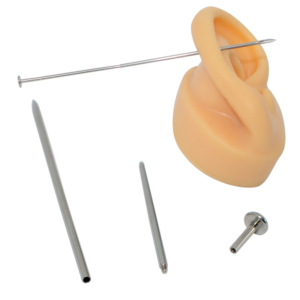2 pcs Stainless Steel Piercing - مراجعة Body Jewelry Threadless وسعره