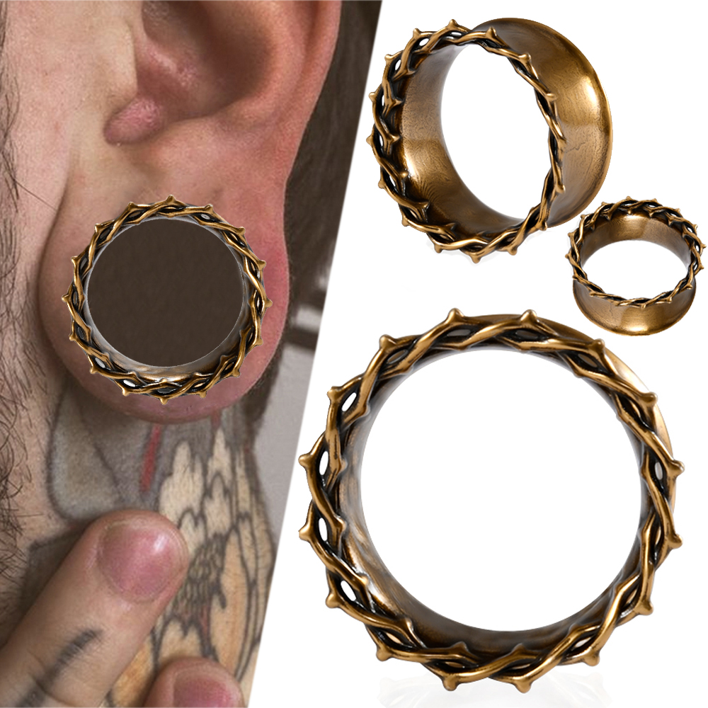 Vintage Round Thistles&thorns  - مراجعة Body Jewelry Threadless وسعره