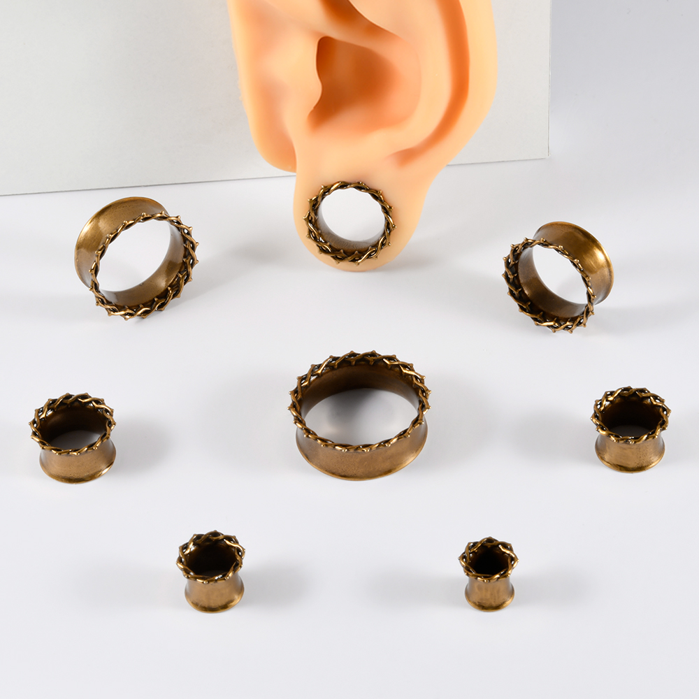 Vintage Round Thistles&thorns  - مراجعة Body Jewelry Threadless وسعره