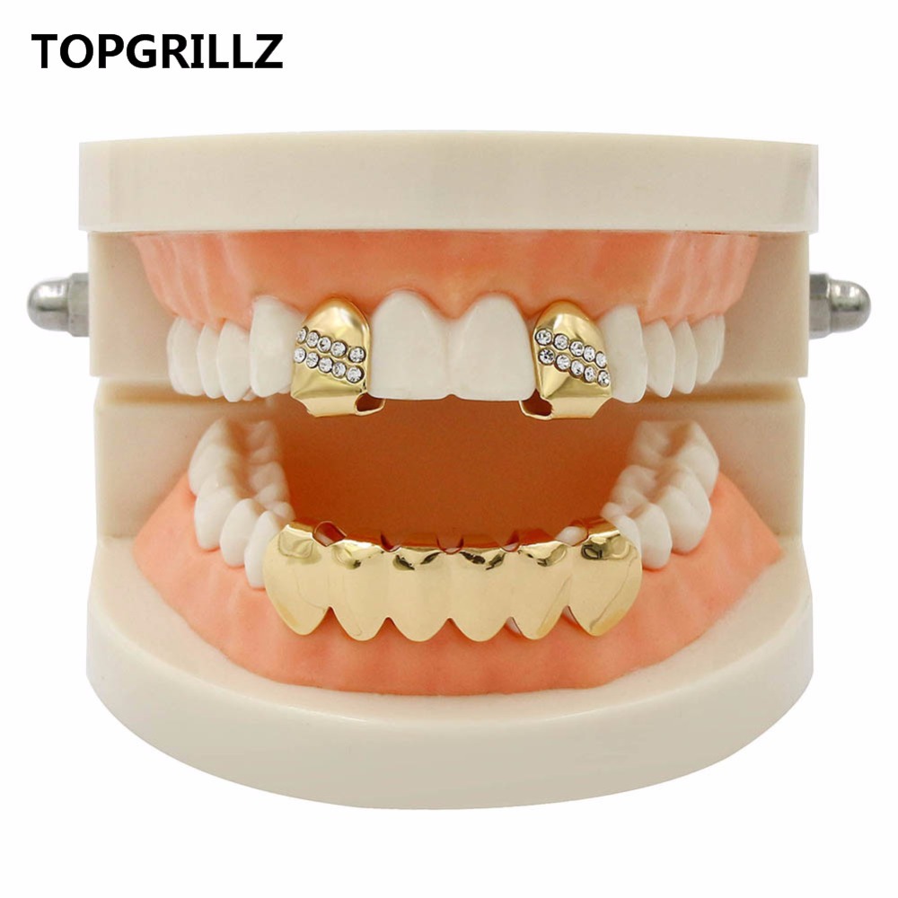 TOPGRILLZ Hip Hop Grillz Yello - مراجعة Yellow Body Jewelry وسعره