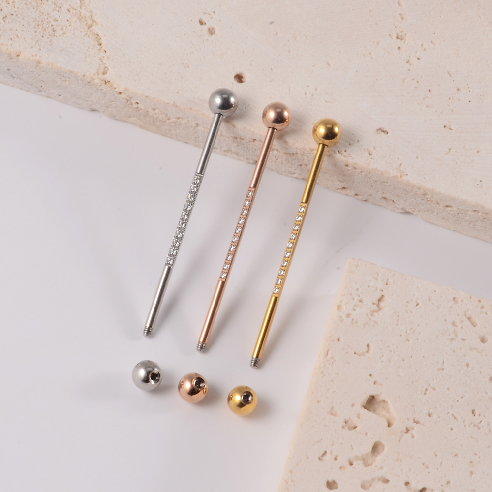 1PC Stainless Steel Industrial - مراجعة Body Jewelry Ear Plugs وسعره