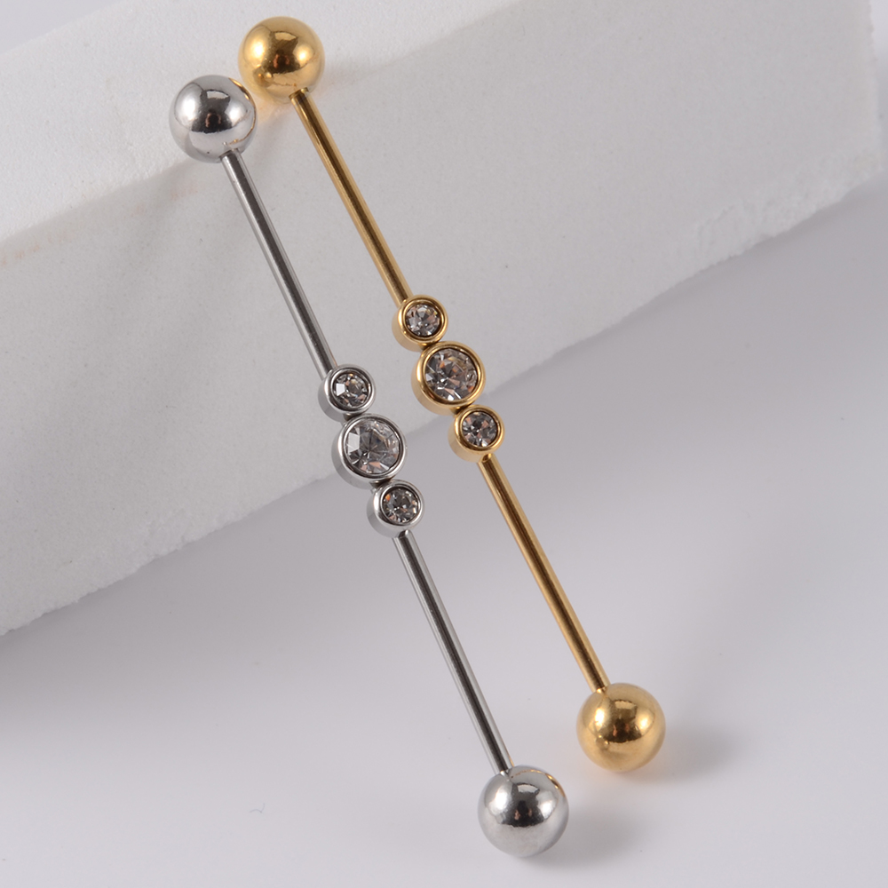 1PC Stainless Steel Industrial - مراجعة Body Jewelry Ear Plugs وسعره