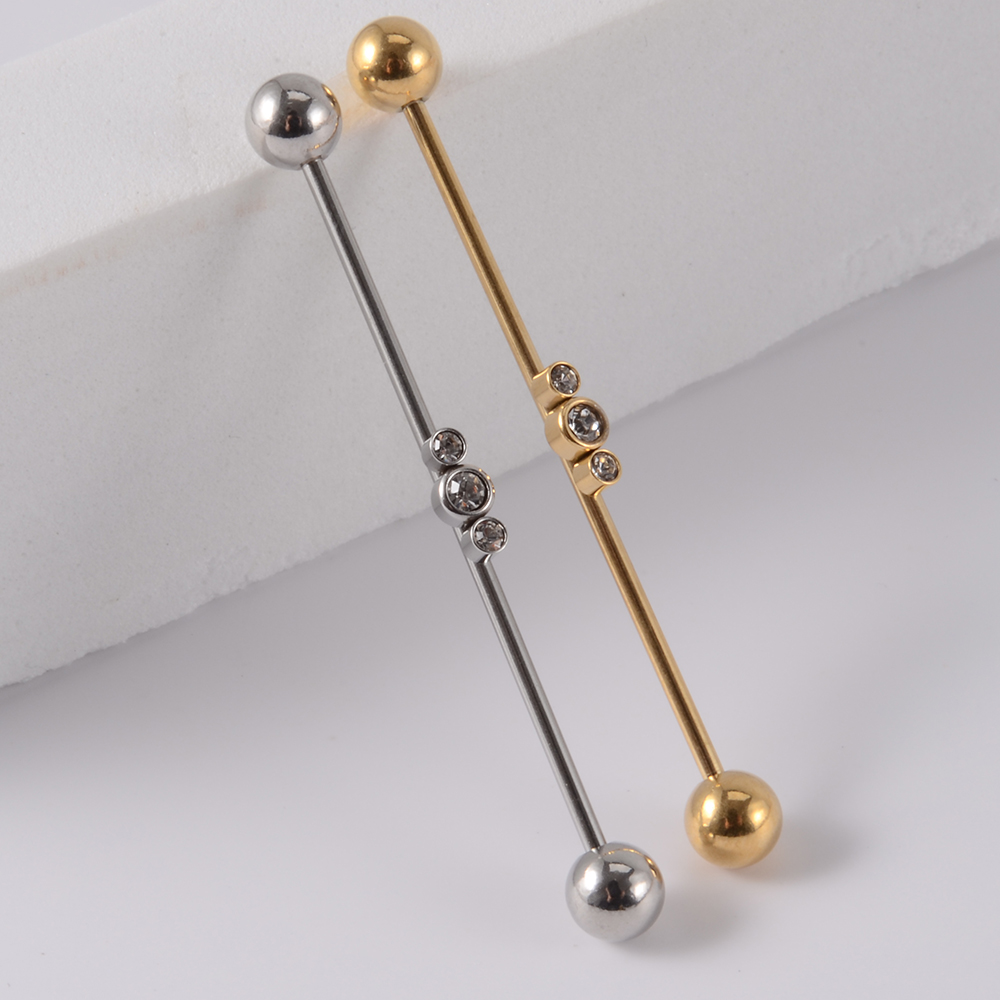 1PC Stainless Steel Industrial - مراجعة Body Jewelry Ear Plugs وسعره