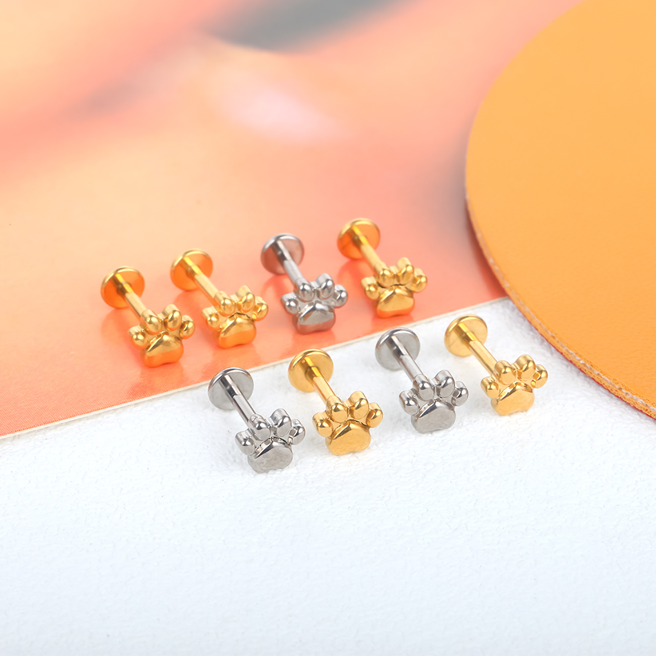 1pcs Implant Grade Titanium Pu - مراجعة Body Jewelry Internally Threaded وسعره