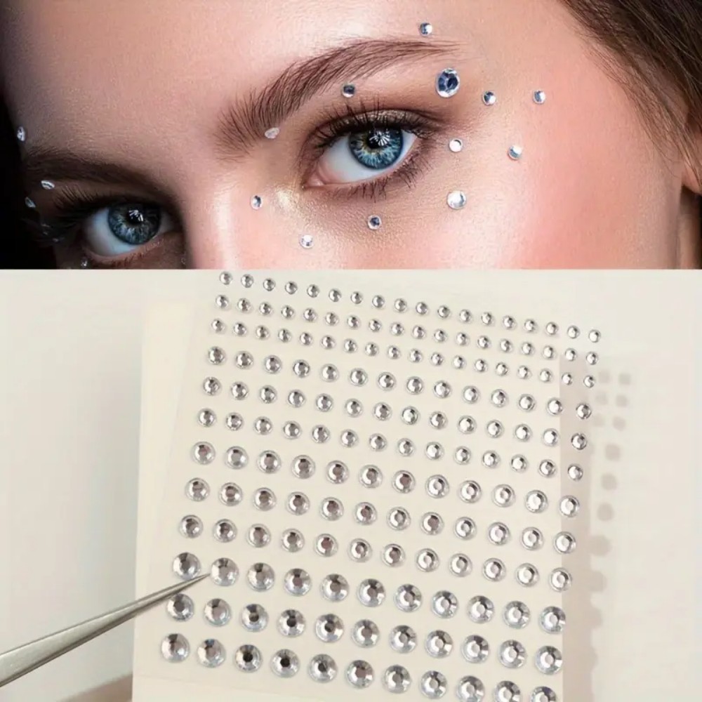 165pcs Self-Adhesive Rhineston - مراجعة Body Jewelry And Piercing وسعره