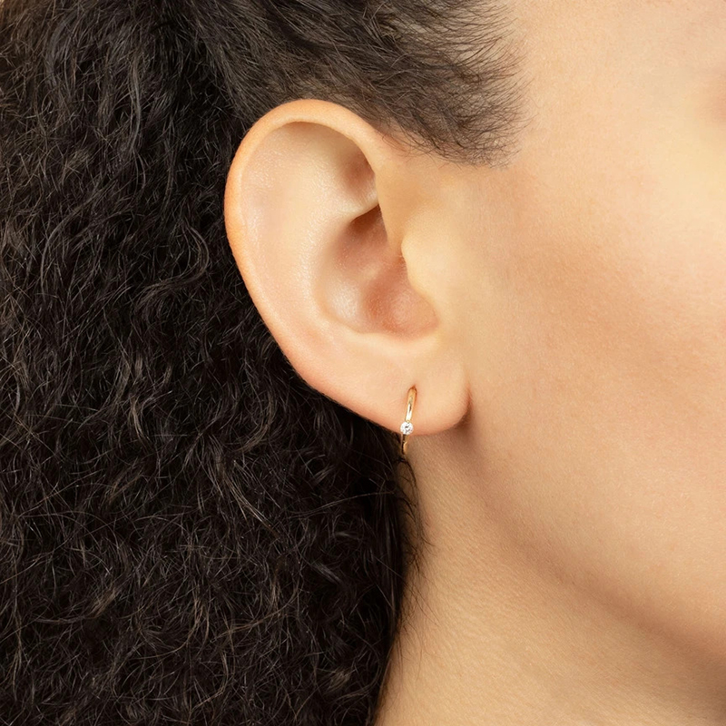 CRMYA Gold Silver Color Circle - مراجعة Conch Earring Hoop وسعره