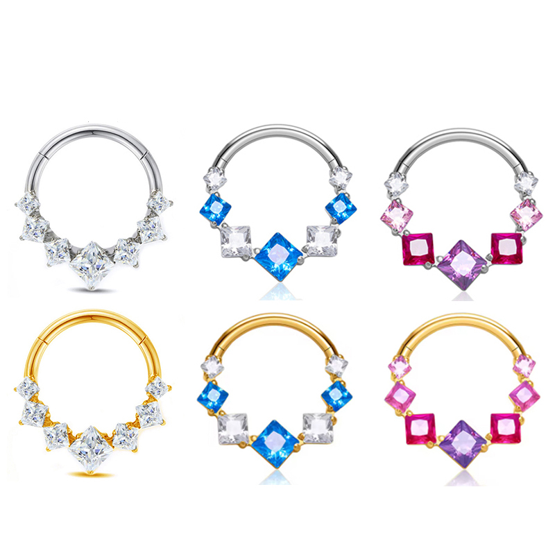 1PC ASTM F136 G23 Titanium Got - مراجعة Conch Earring Hoop وسعره