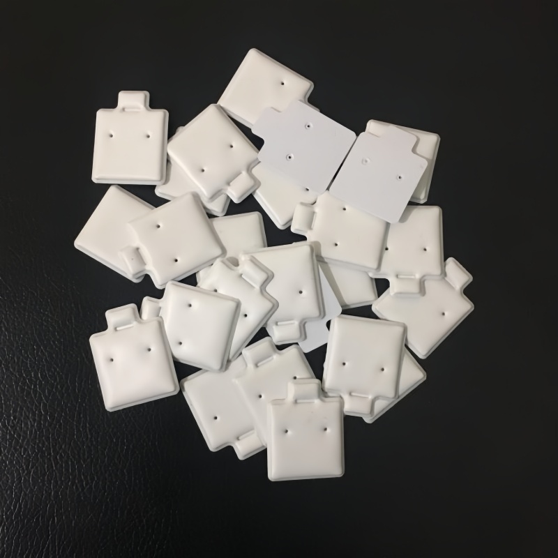 100Pcs White Earring Display C - مراجعة Body Jewelry Display وسعره