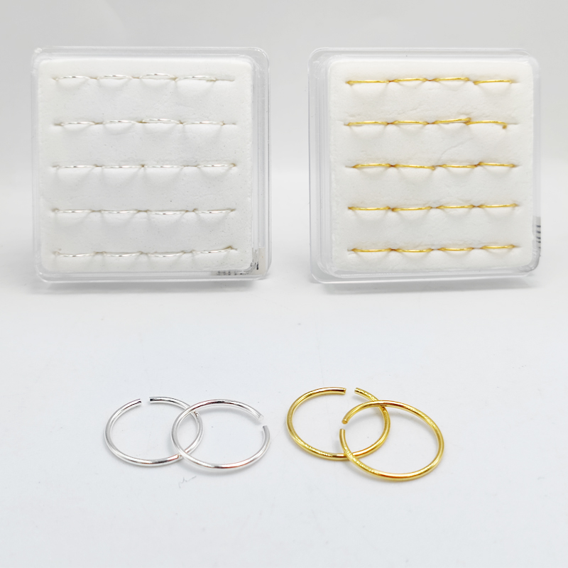 925 sterling silver Nose Ring  - مراجعة Body Jewelry Lot وسعره