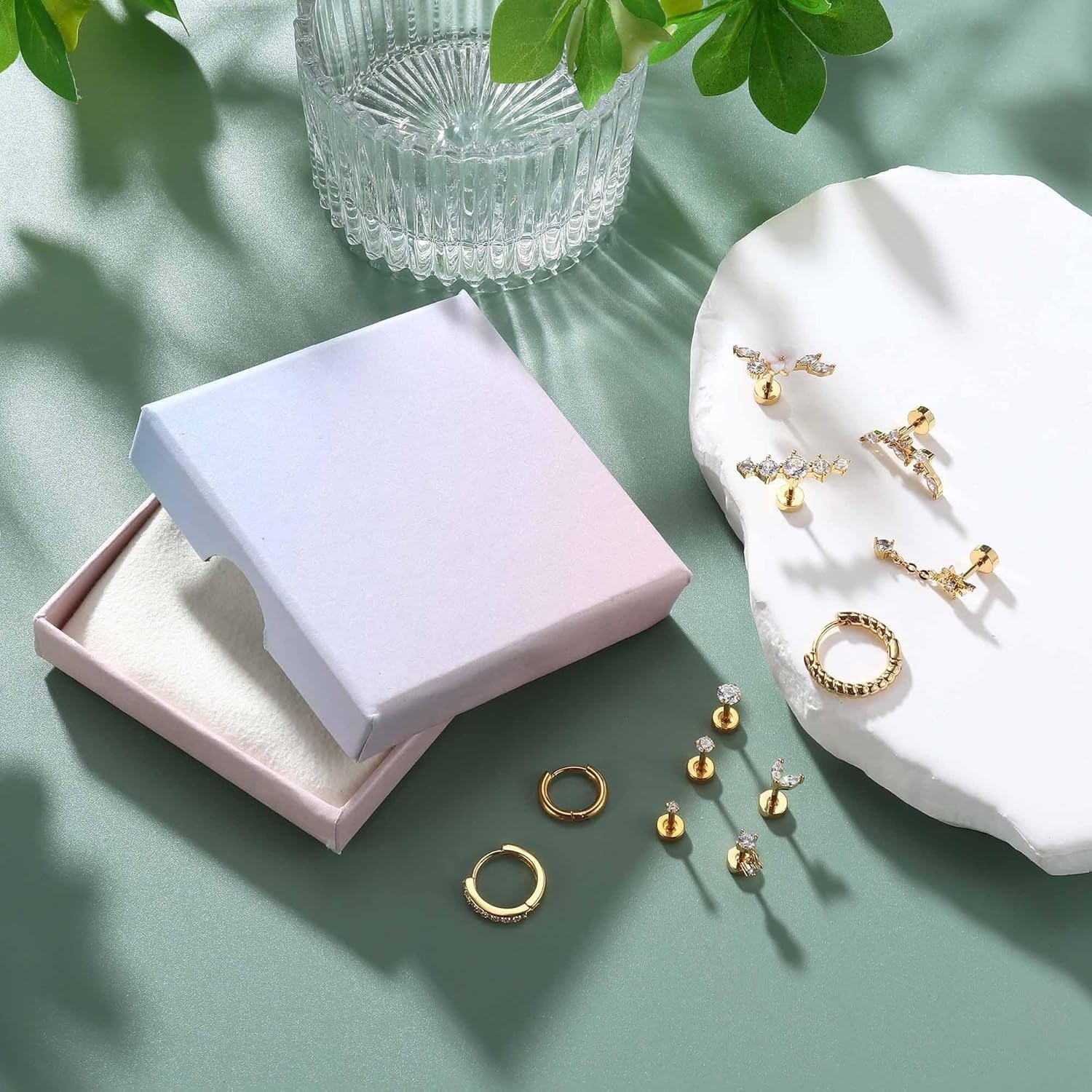 Drperfect 12Pcs Helix Piercing - مراجعة Conch Earring Hoop وسعره