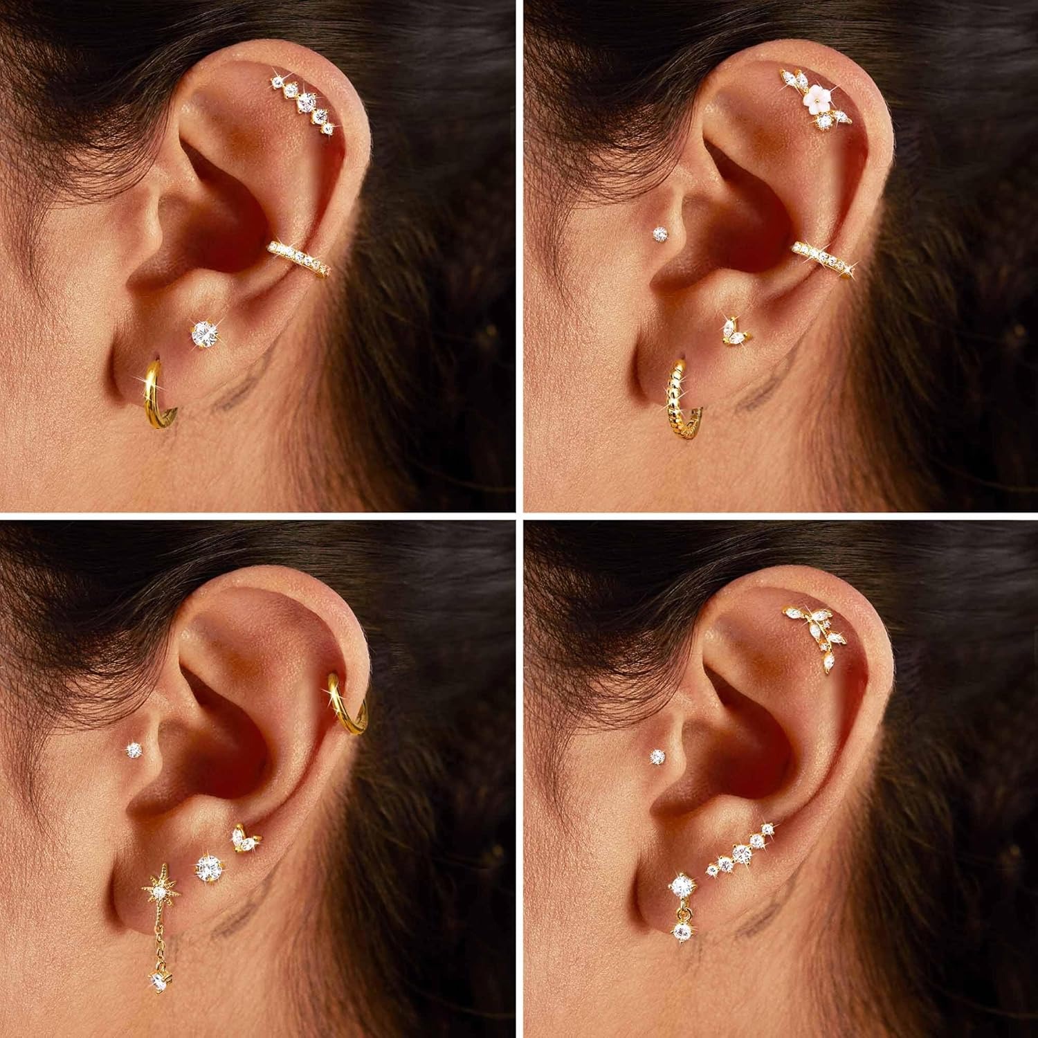Drperfect 12Pcs Helix Piercing - مراجعة Conch Earring Hoop وسعره