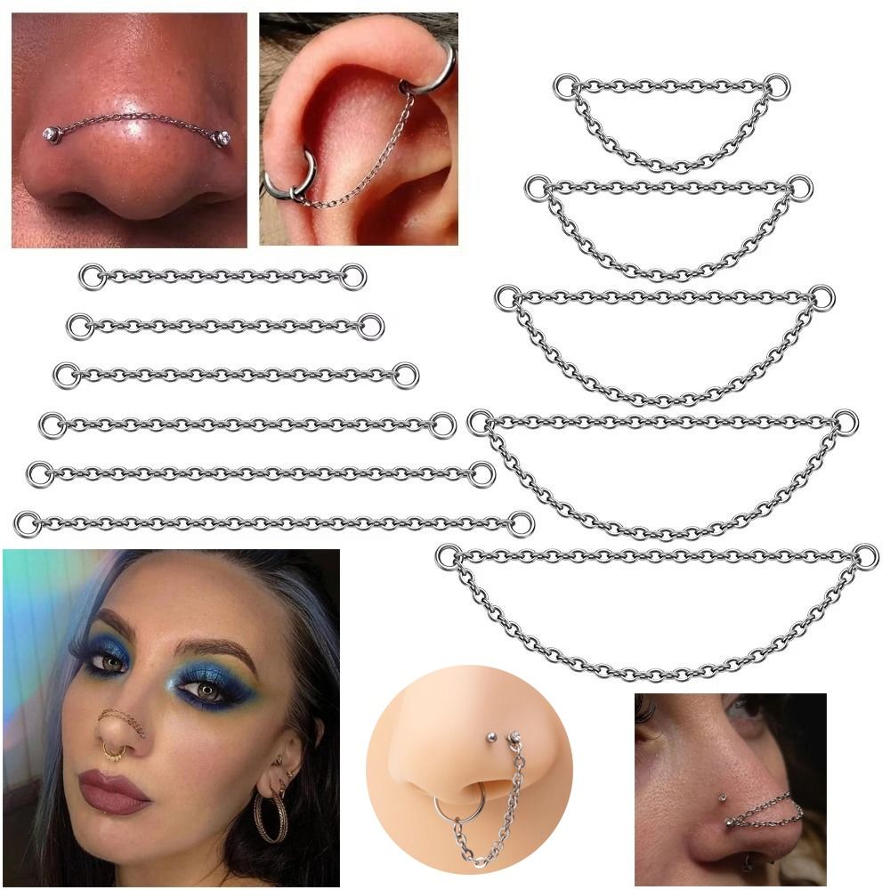 Fashion Titanium Nose Chain Th - مراجعة Body Jewelry And Piercing وسعره