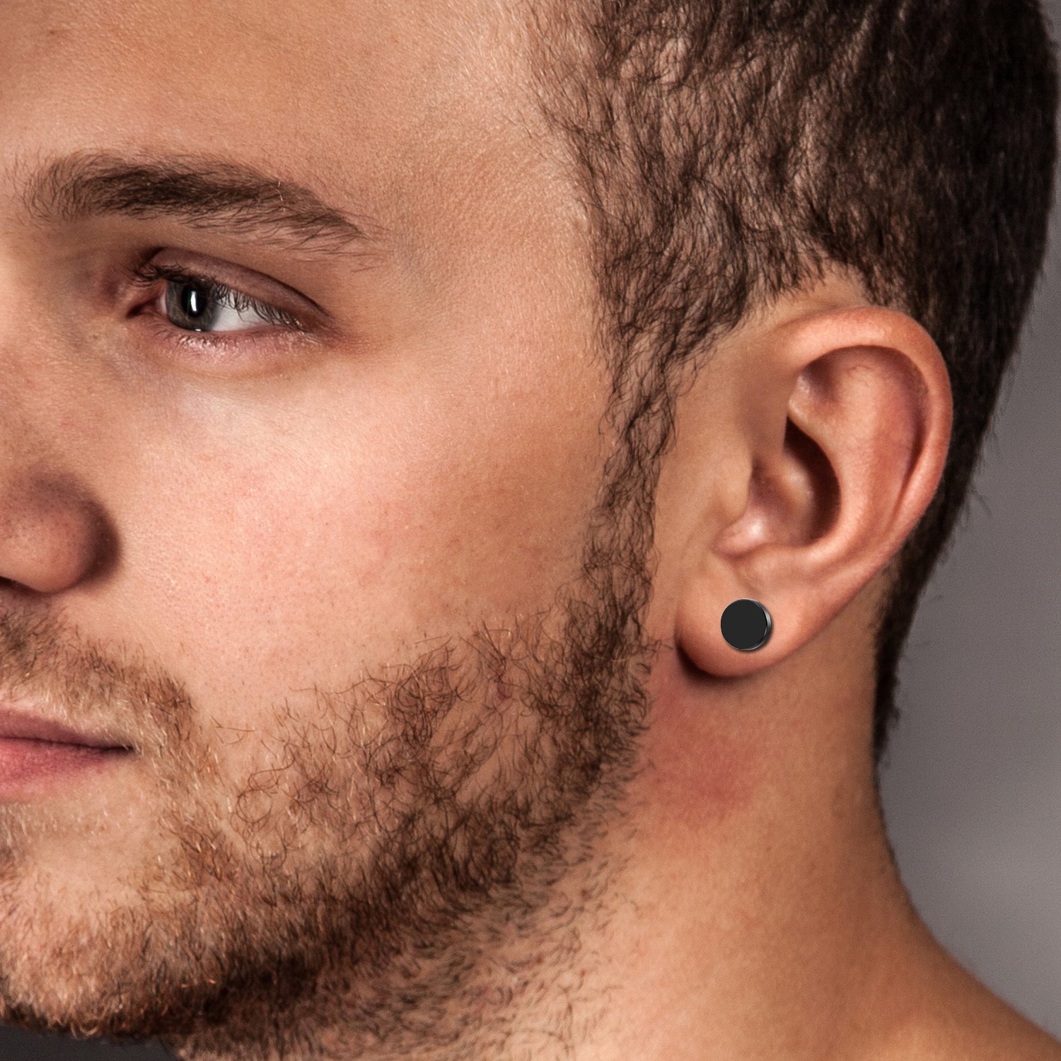 2Pcs/6Pcs Black Stainless Stee - مراجعة Body Jewelry Ear Plugs وسعره
