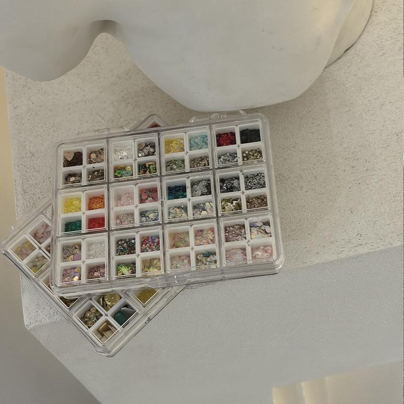 【48Grids Nail Accessories Stor - مراجعة Body Jewelry Display وسعره