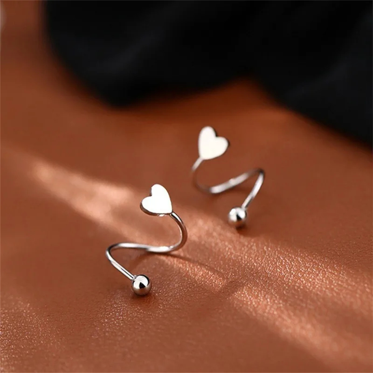 2pcs Stainless Steel Twist Lov - مراجعة Body Jewelry Hypoallergenic وسعره