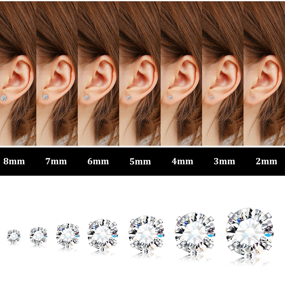 1 Pairs 18G Hypoallergenic Sta - مراجعة Body Jewelry Hypoallergenic وسعره