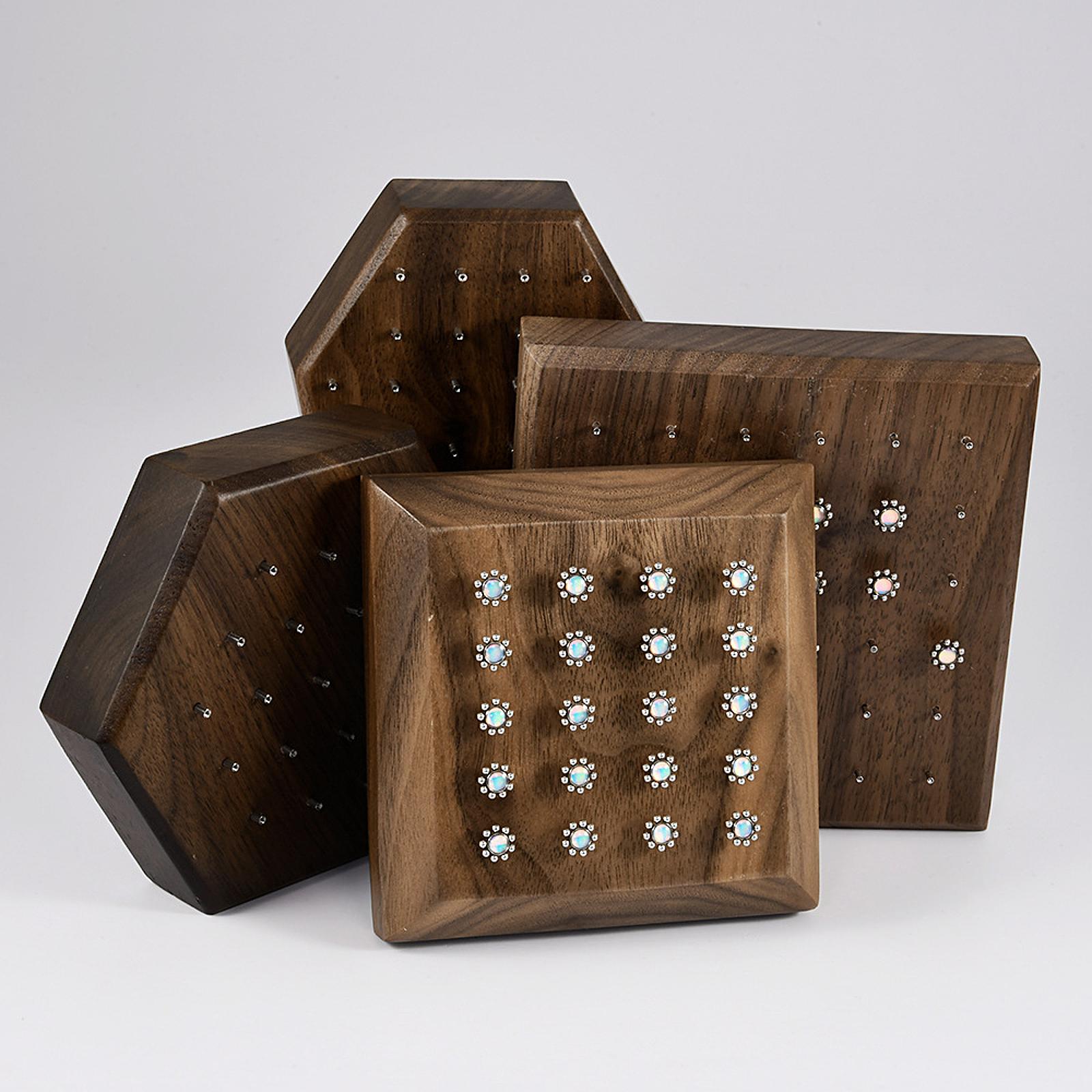 Piercing Jewelry Stand Wood Ea - مراجعة Body Jewelry Display Case وسعره