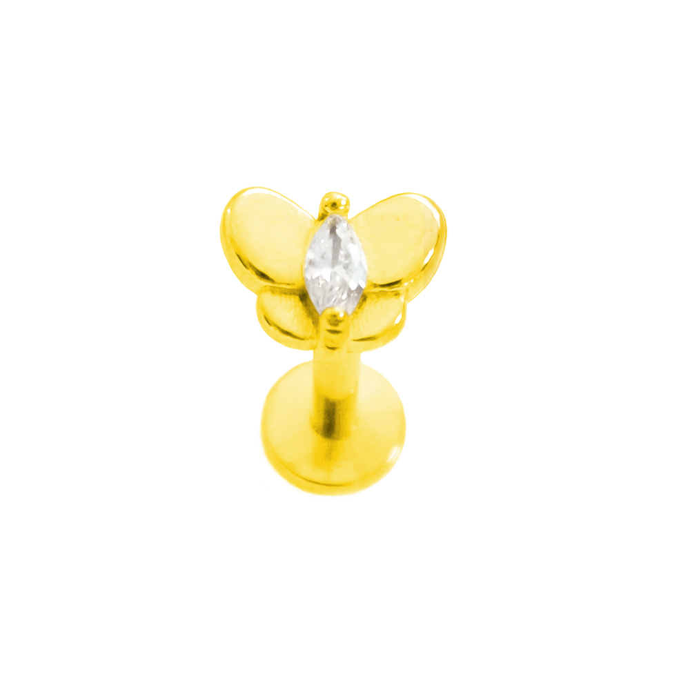 Flower Labret Piercing Butterf - مراجعة Tragus Flat Back وسعره