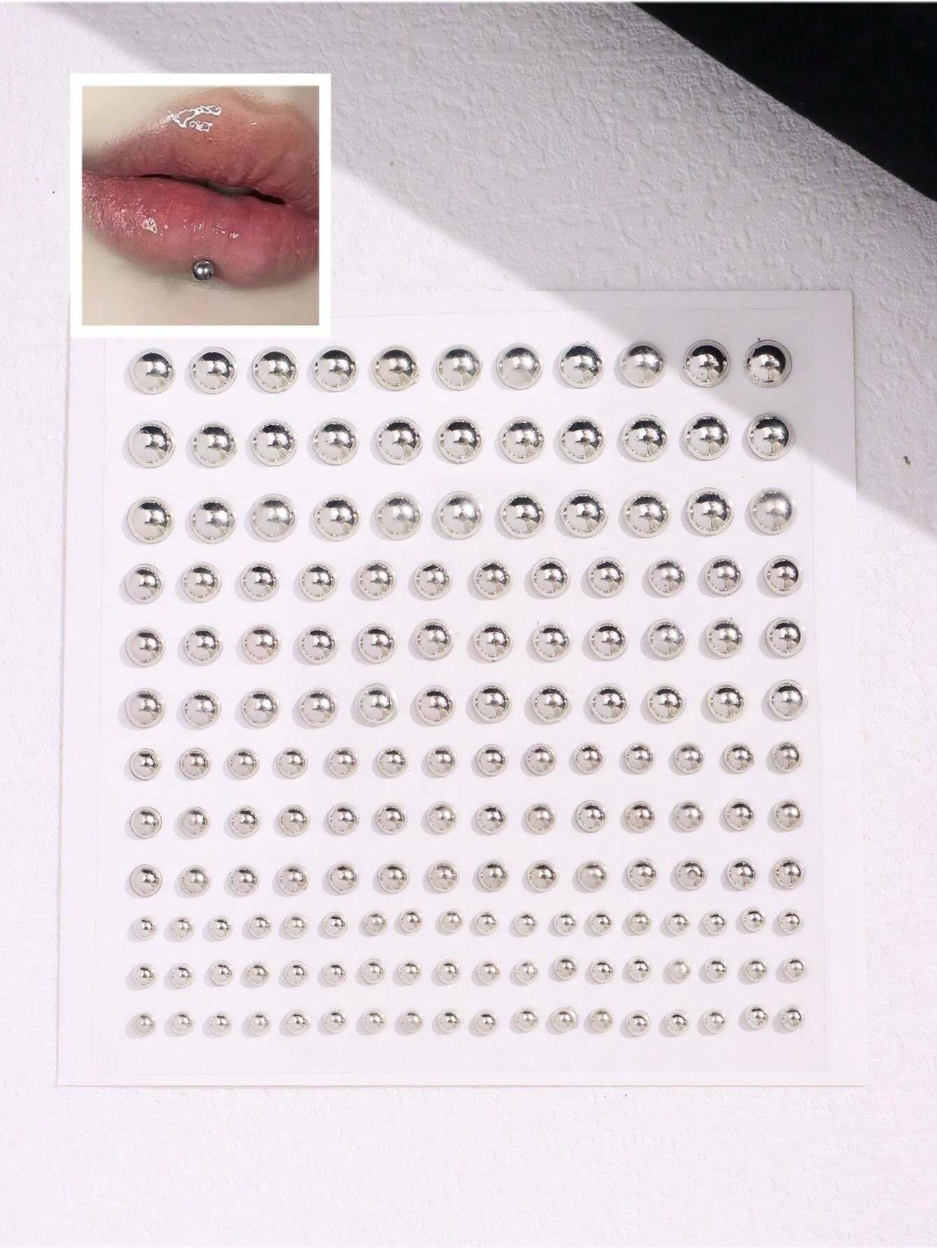 165pcs/Set 3-6mm Silver Plated - مراجعة Body Jewelry Lot وسعره
