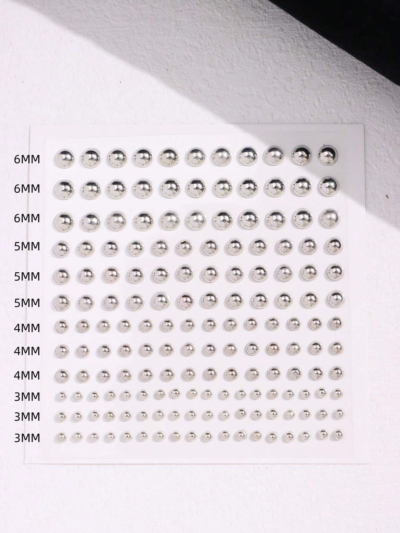 165pcs/Set 3-6mm Silver Plated - مراجعة Body Jewelry Lot وسعره
