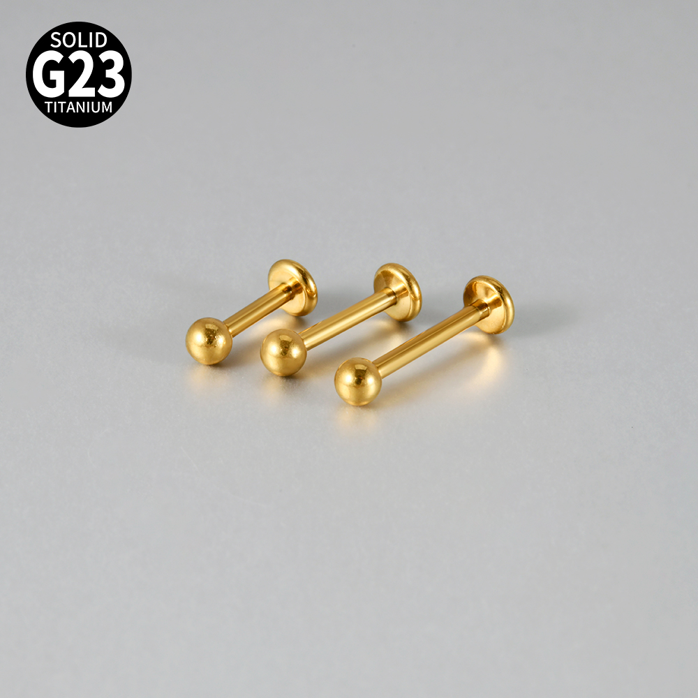 1-10pcs Minimalist Titanium Go - مراجعة Body Jewelry Internally Threaded وسعره