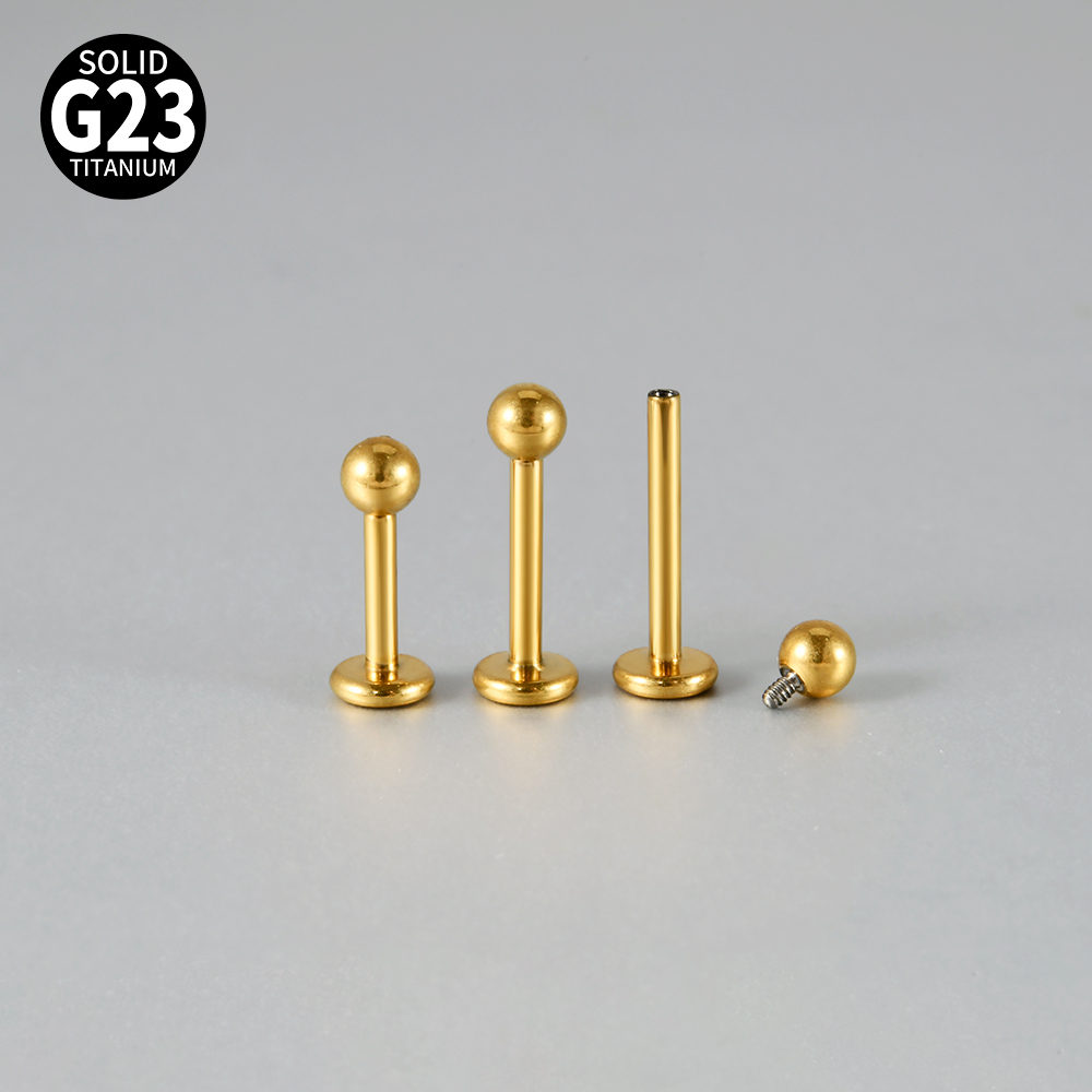 1-10pcs Minimalist Titanium Go - مراجعة Body Jewelry Internally Threaded وسعره