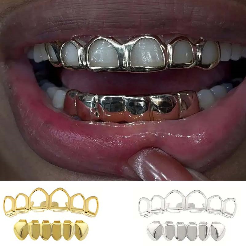 A Set Of Fashionable Six-Tooth - مراجعة Body Jewelry Lot وسعره