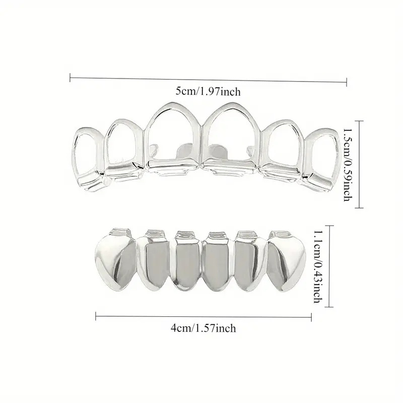 A Set Of Fashionable Six-Tooth - مراجعة Body Jewelry Lot وسعره