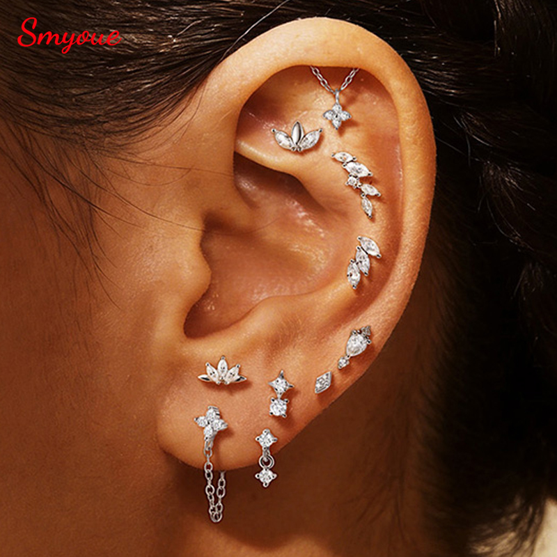 Smyoue Moissanite 100% S925 Pi - مراجعة Body Jewelry Flat Back وسعره