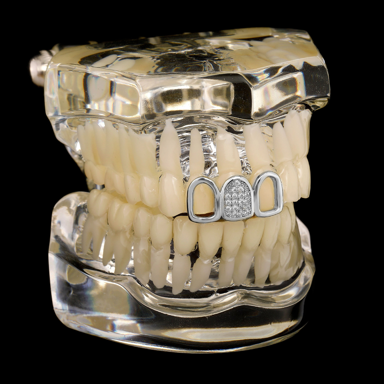 Rhinestone Teeth Cover Gold Pl - مراجعة Body Jewelry And Piercing وسعره