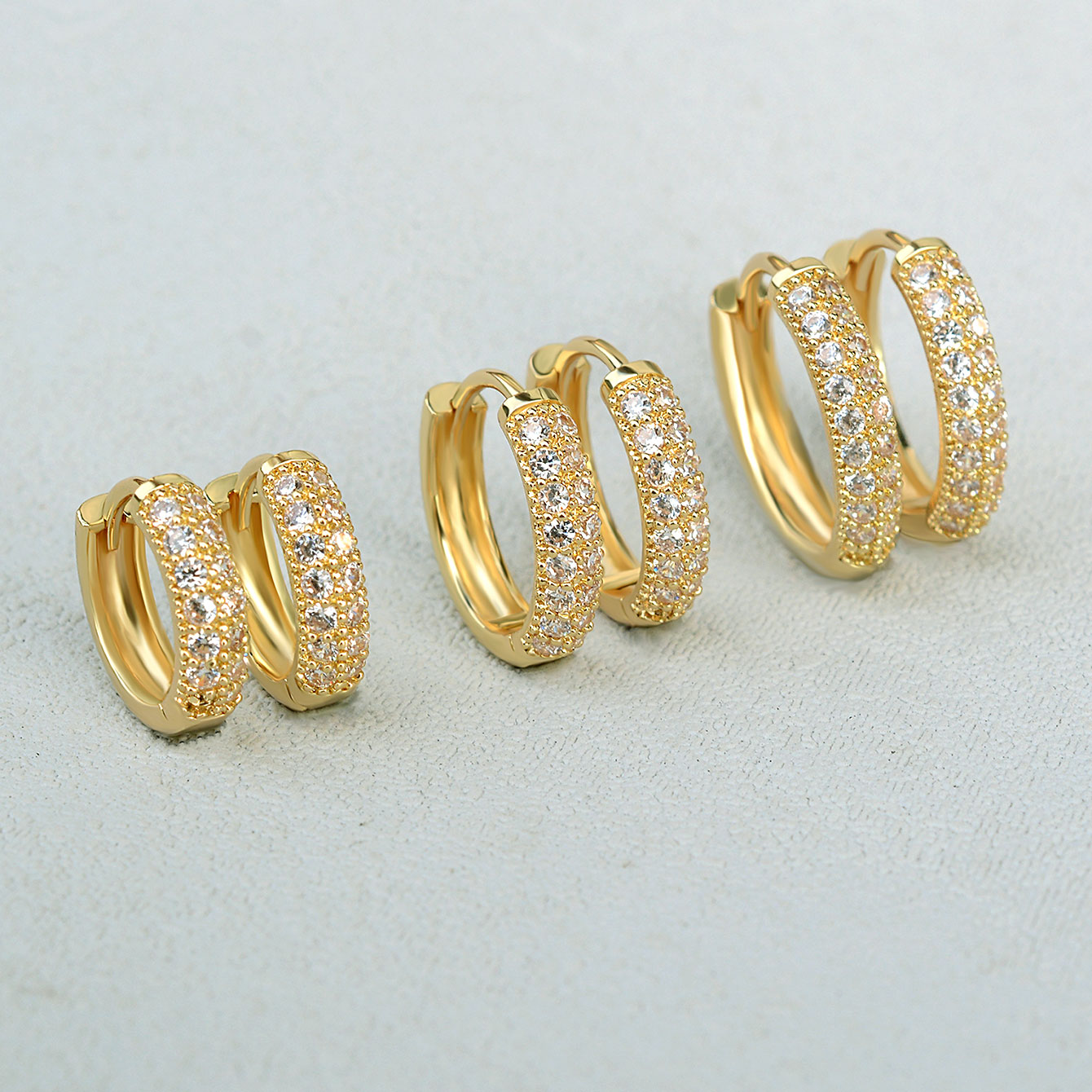 2024 Fashion Double Row Zircon - مراجعة Conch Earring Hoop وسعره