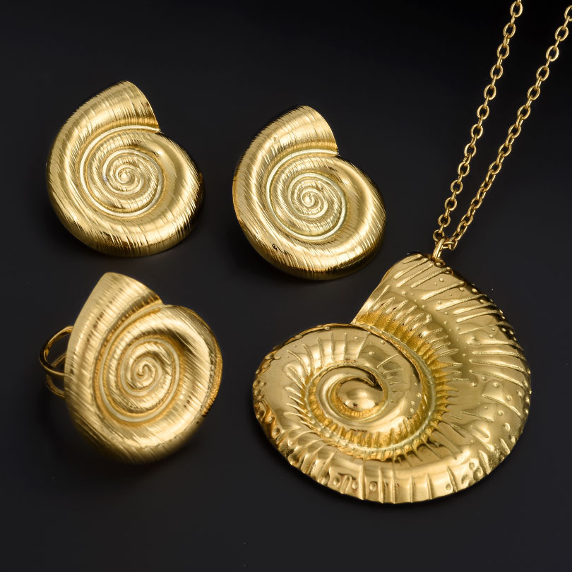 Ocean/Marine Animal Jewelry Se - مراجعة Conch Earring Hoop وسعره