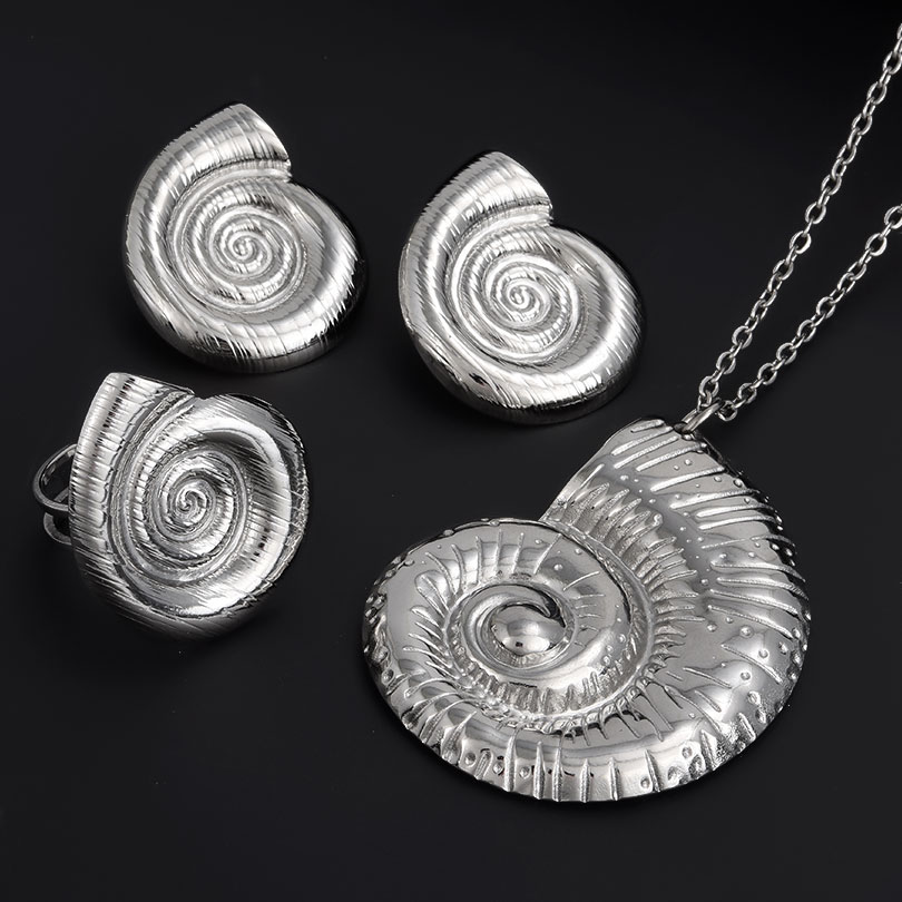 Ocean/Marine Animal Jewelry Se - مراجعة Conch Earring Hoop وسعره