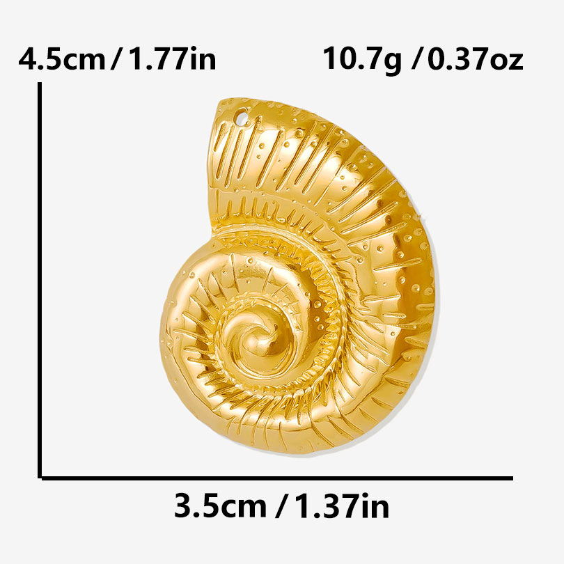 Ocean/Marine Animal Jewelry Se - مراجعة Conch Earring Hoop وسعره