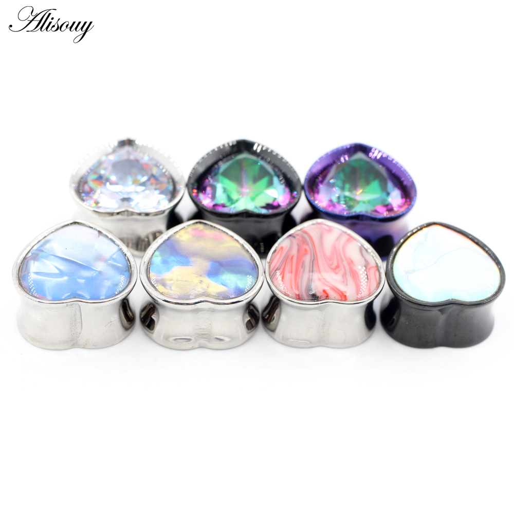Alisouy 1pc 8-25mm Stainless S - مراجعة Body Jewelry Ear Plugs وسعره