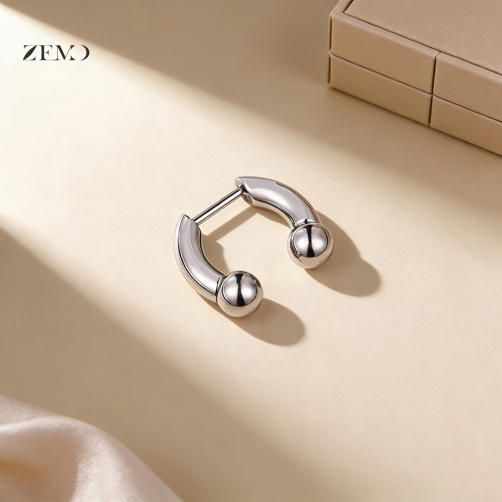 ZEMO 1 PC 16G Stainless Steel  - مراجعة Body Jewelry Threadless وسعره