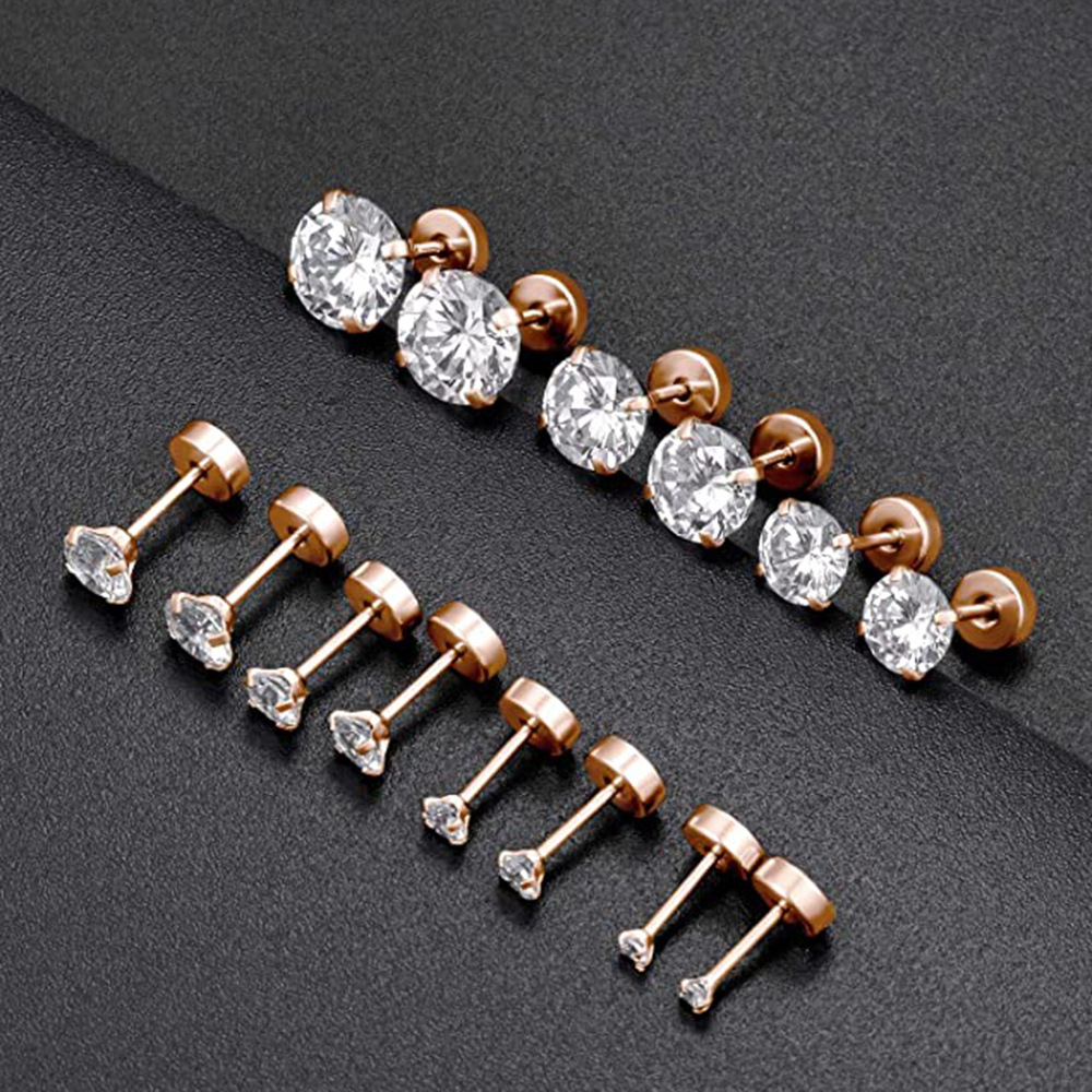 1Pair Classic Flat Back Screw  - مراجعة Tragus Flat Back وسعره