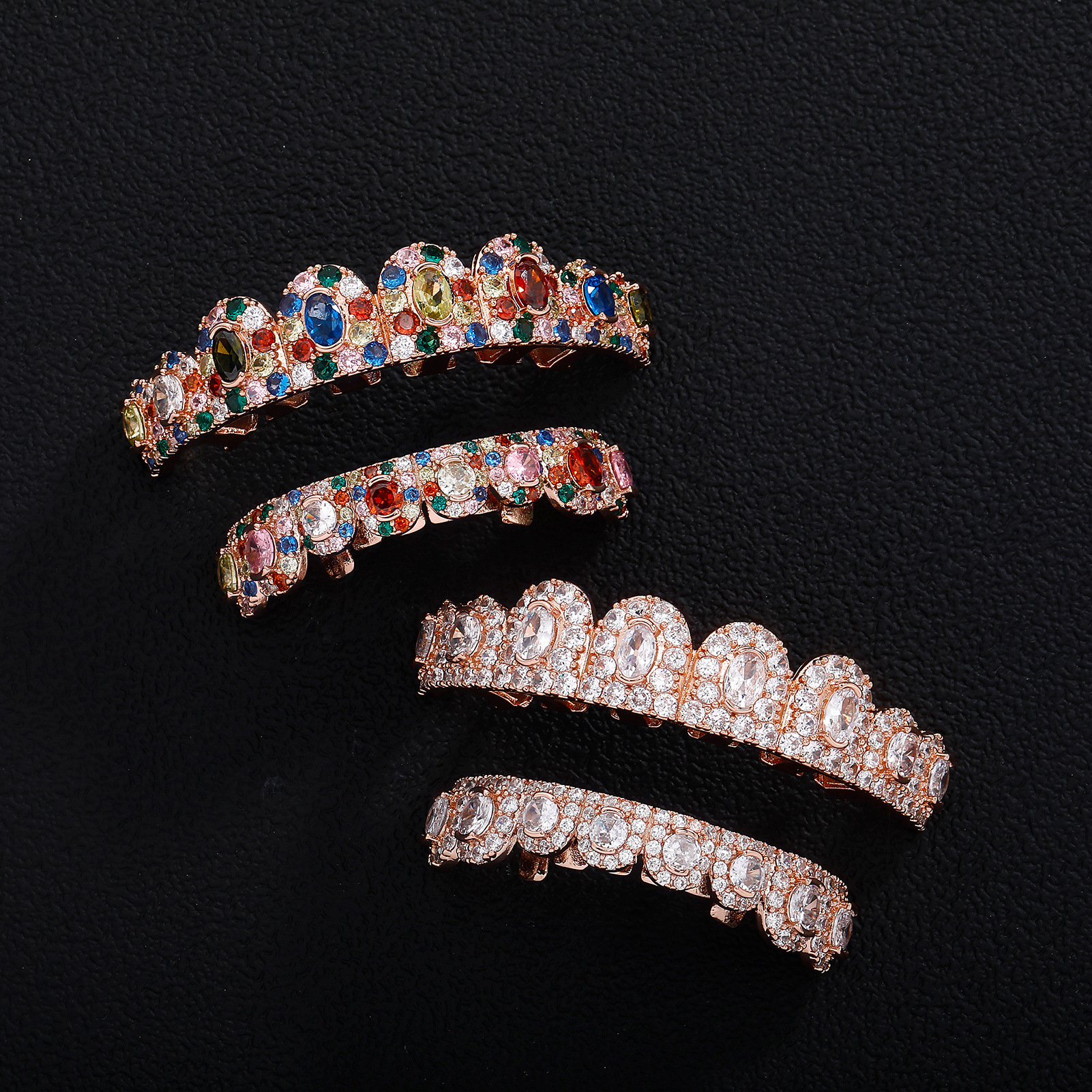 Hip Hop Blue white CZ Stone Pa - مراجعة Body Jewelry Lot وسعره