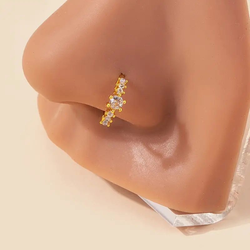 Simple Single Row Geometric S9 - مراجعة Yellow Body Jewelry وسعره