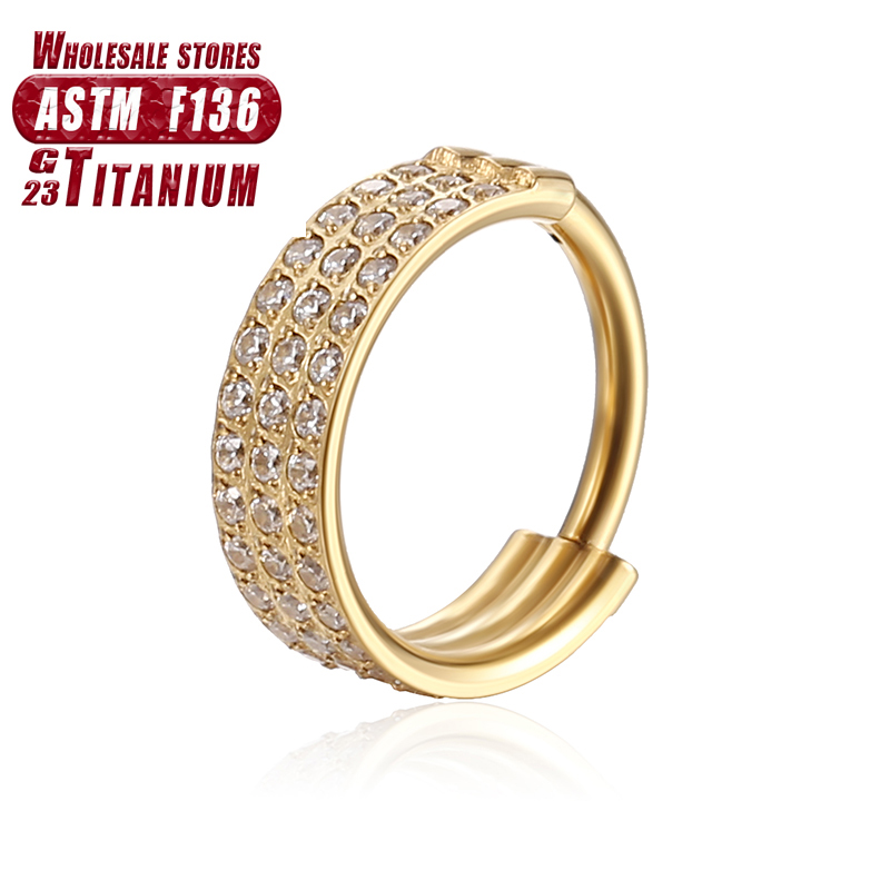 F136 Titanium Nose Ring Implan - مراجعة Body Jewelry Implant Grade وسعره