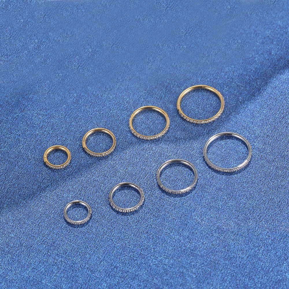 F136 Titanium Nose Ring Implan - مراجعة Body Jewelry Implant Grade وسعره